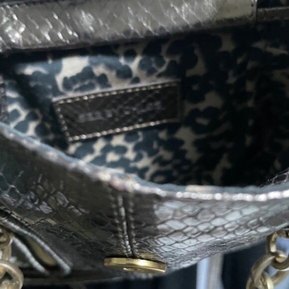 See by Chloe NWOT Metal Gray Leather Crossbody - Picture 7 of 10